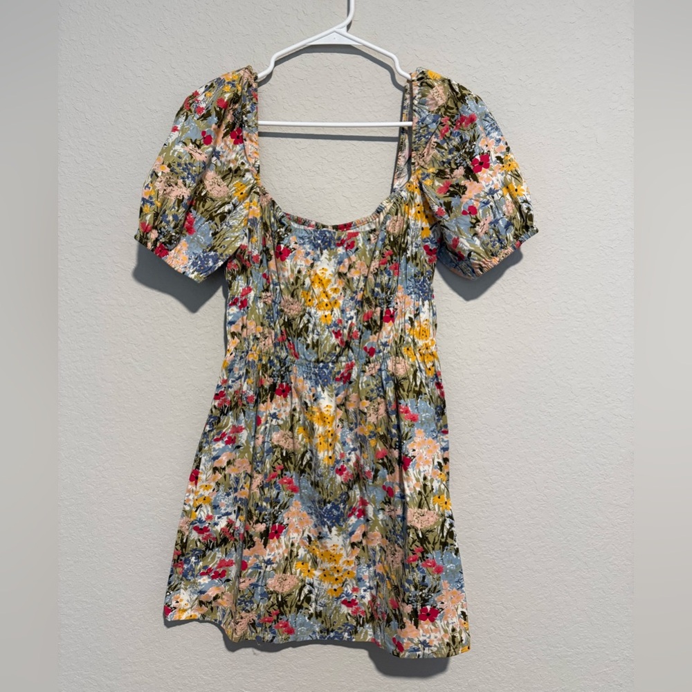 Reformation Floral Mini Dress - Multicolor